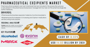 Pharmaceutical Excipients Market Expands as Chronic Disease and Biopharmaceutical Adoption Rise